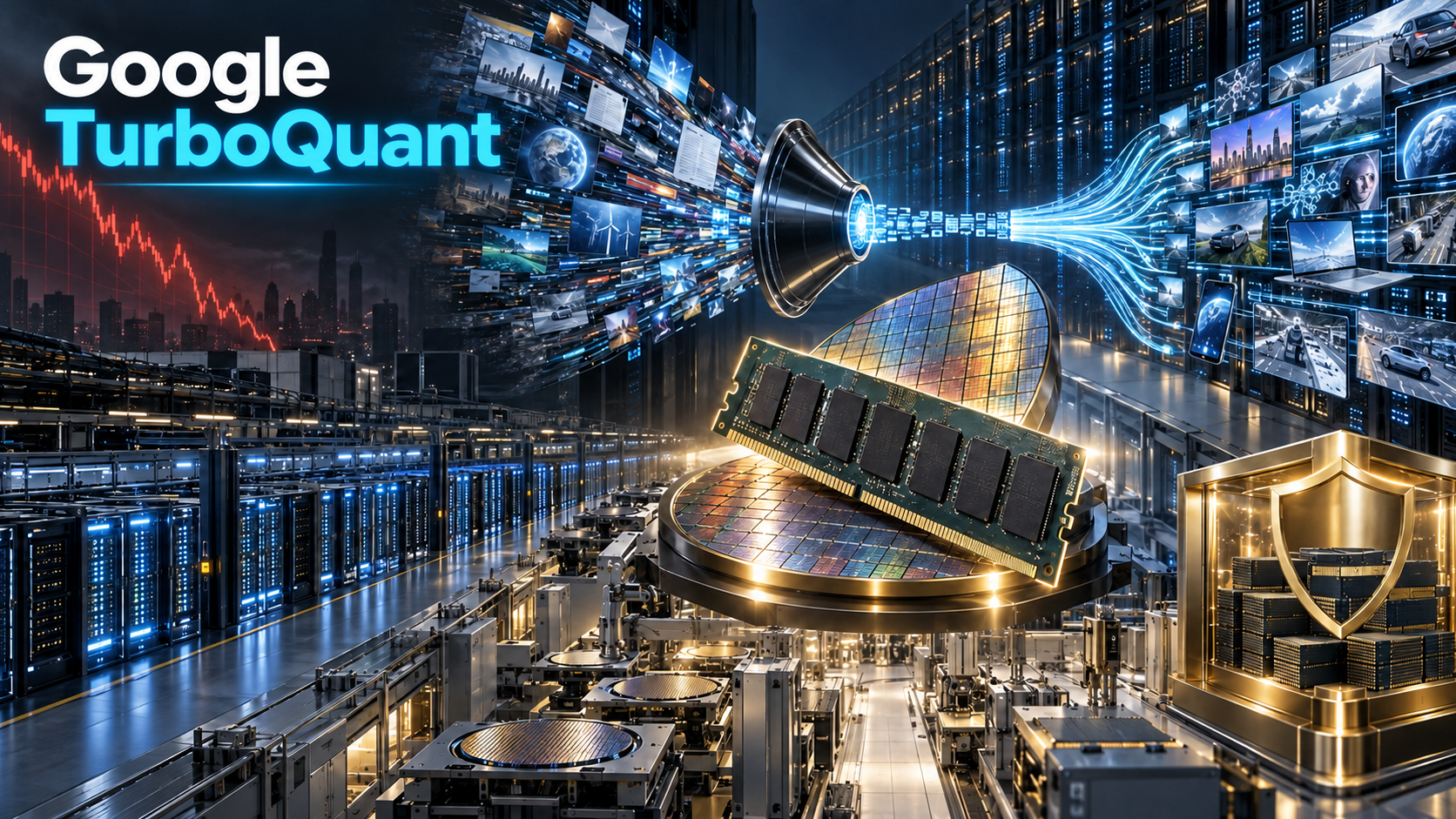 Google TurboQuant 演算法將扼殺記憶體需求？從南亞科「10億美元保單」看懂市場錯殺與 AI 產能焦慮！